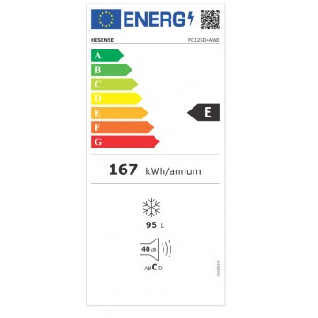 Hisense FC125D4AWE Καταψύκτης Μπαούλο 95lt